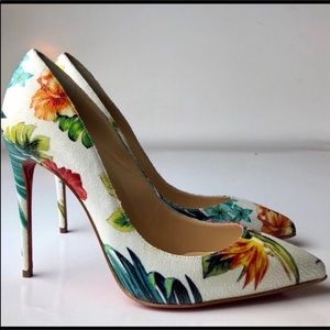 Christian Louboutin Pigalle Follies 100mm Hawaii